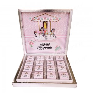 Atlı Karınca Konseptli Çikolata - Kız